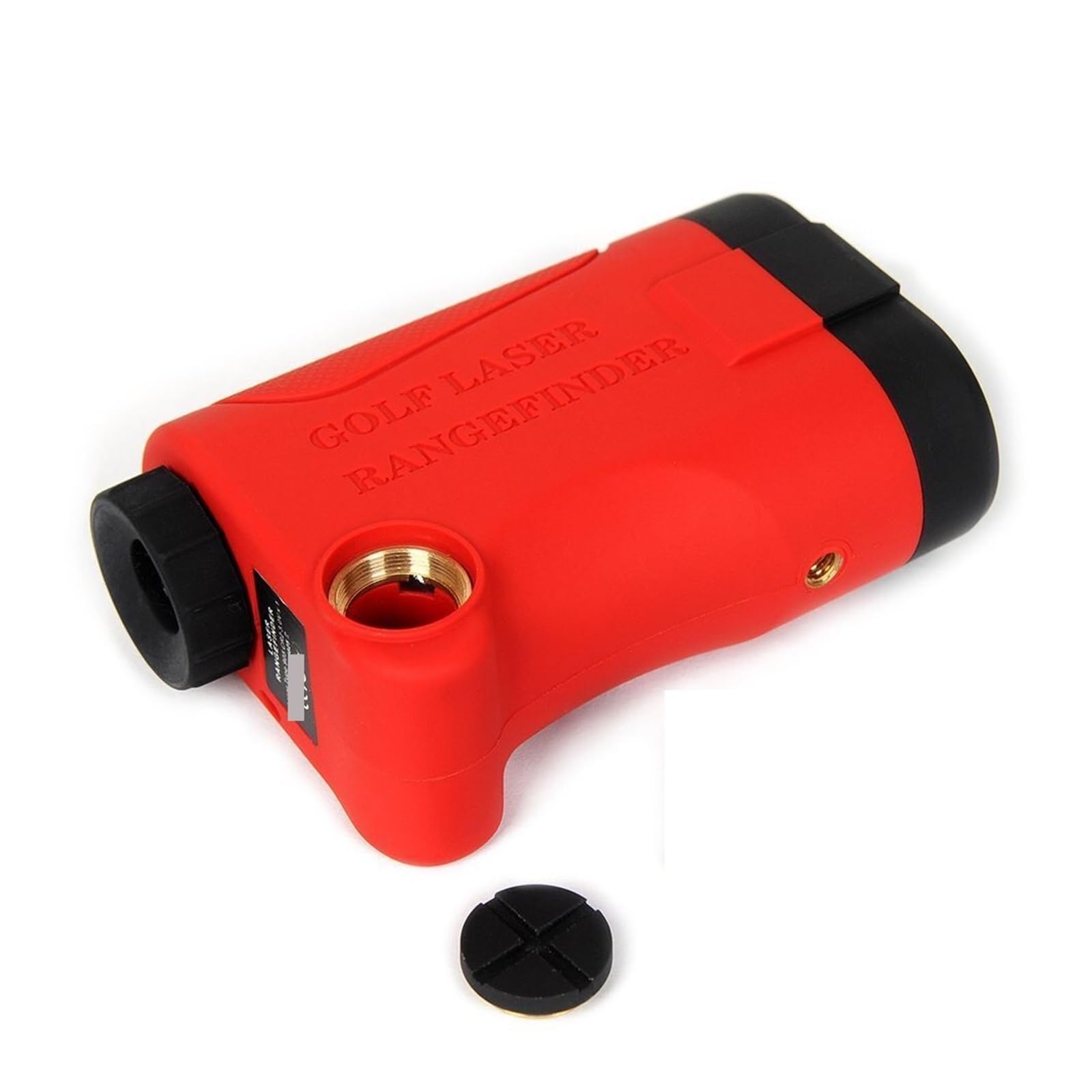 Mini telémetro láser de Golf de 1000M Recargable con Carga USB con Pendiente NO/Off Medición de Alta precisión(Red,1000m)