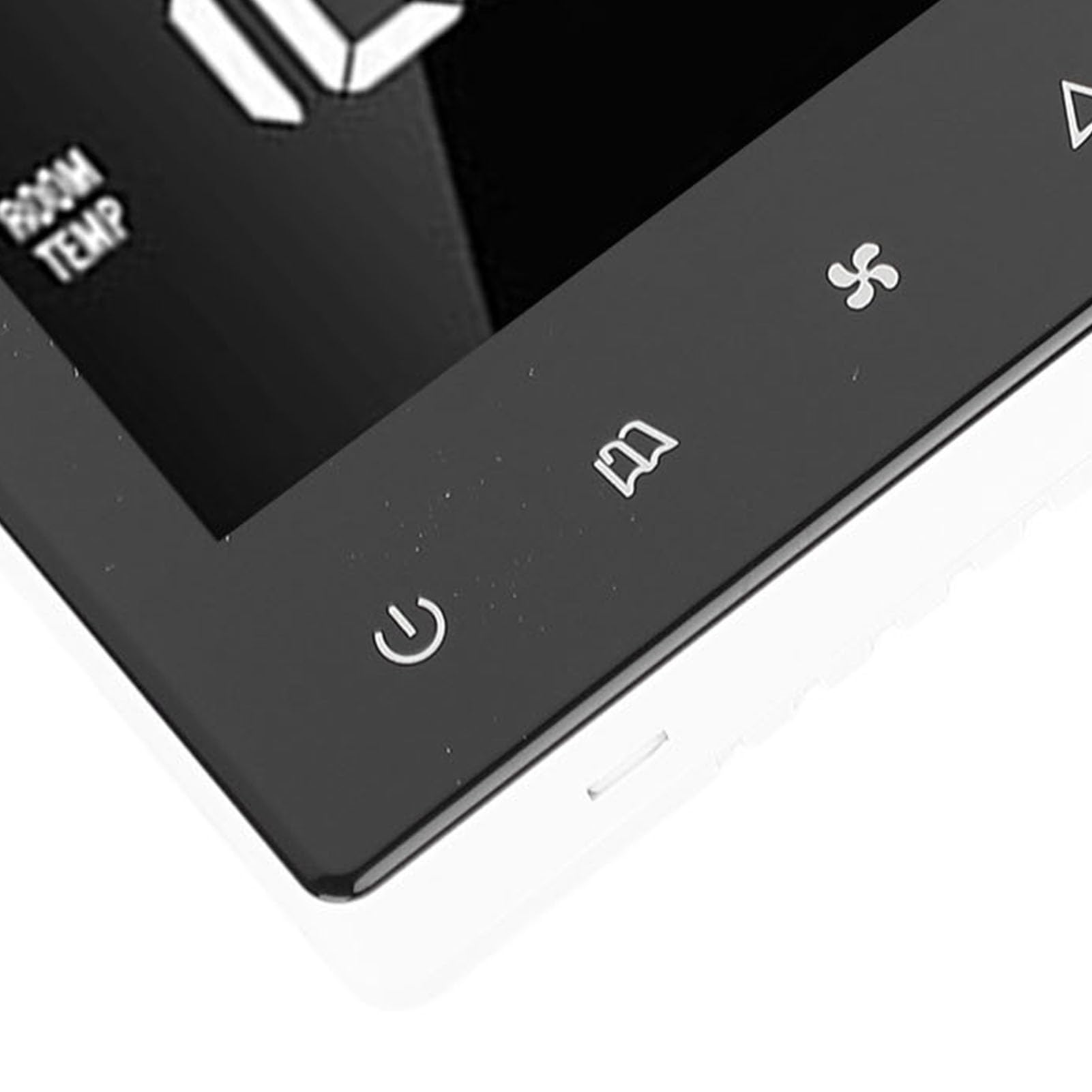 Marhynchus Termostato Digitale per Aria Condizionata e Riscaldamento, Pannello di Controllo ABS per PC con Display LCD e Funzione di Ventilazione, Impostazione della Temperatura da 5 a 35°C per