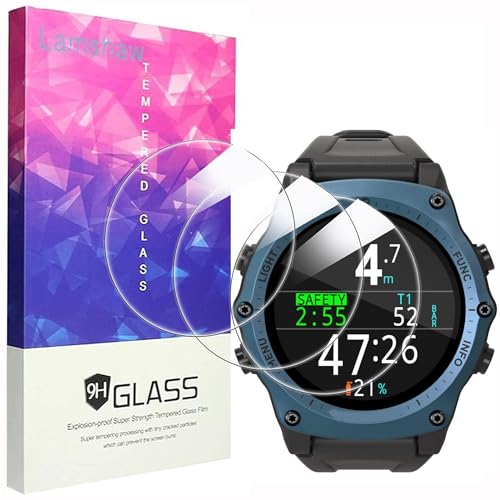 Lamshaw Compatible for Shearwater Research Teric Screen Protector, [3 Pack] 9H Tempered Glass Screen Protector Film Compatible for Shearwater Research Teric (3 Pack)