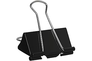 Extra Large Binder Clips for Office and Home: 72 Pack of Giant Paper Clamps