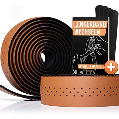 Kellago Lenkerband Rennrad Leder inkl. E-Book & 4x Klebestreifen Cover