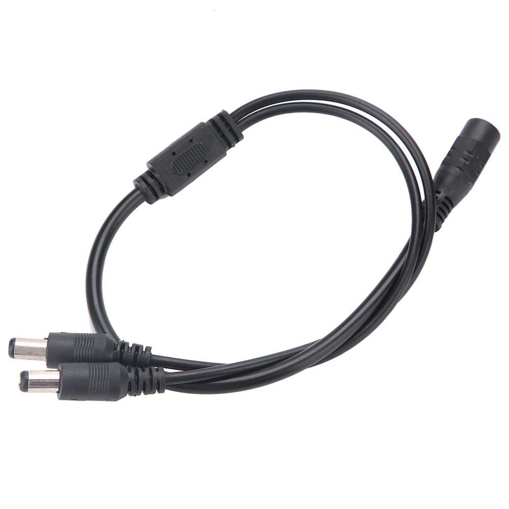 Kabel adaptera rozdzielacz, do kamery CCTV, system zasilania i taśmy LED, przyłącze oświetlenia, 1 gniazdo na 2/3/4/5 rozdzielacz kabel adapterowy Camcorder kabel zasilający (1 gniazdo na 2 wtyczki)