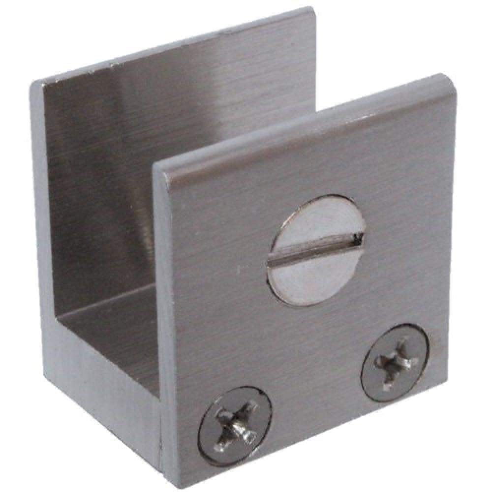 Brass Glass Clip Brackets - Secure Your Shelves -11 Brass Glass Clip Brackets - Secure Your Shelves -11
