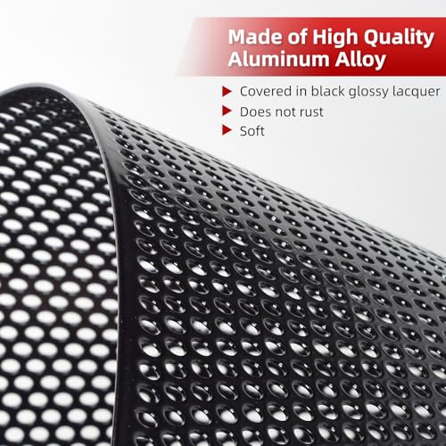 Image of AggAuto Grille Mesh for Jeep Wrangler JK JKU 2007-2018, Round Hole