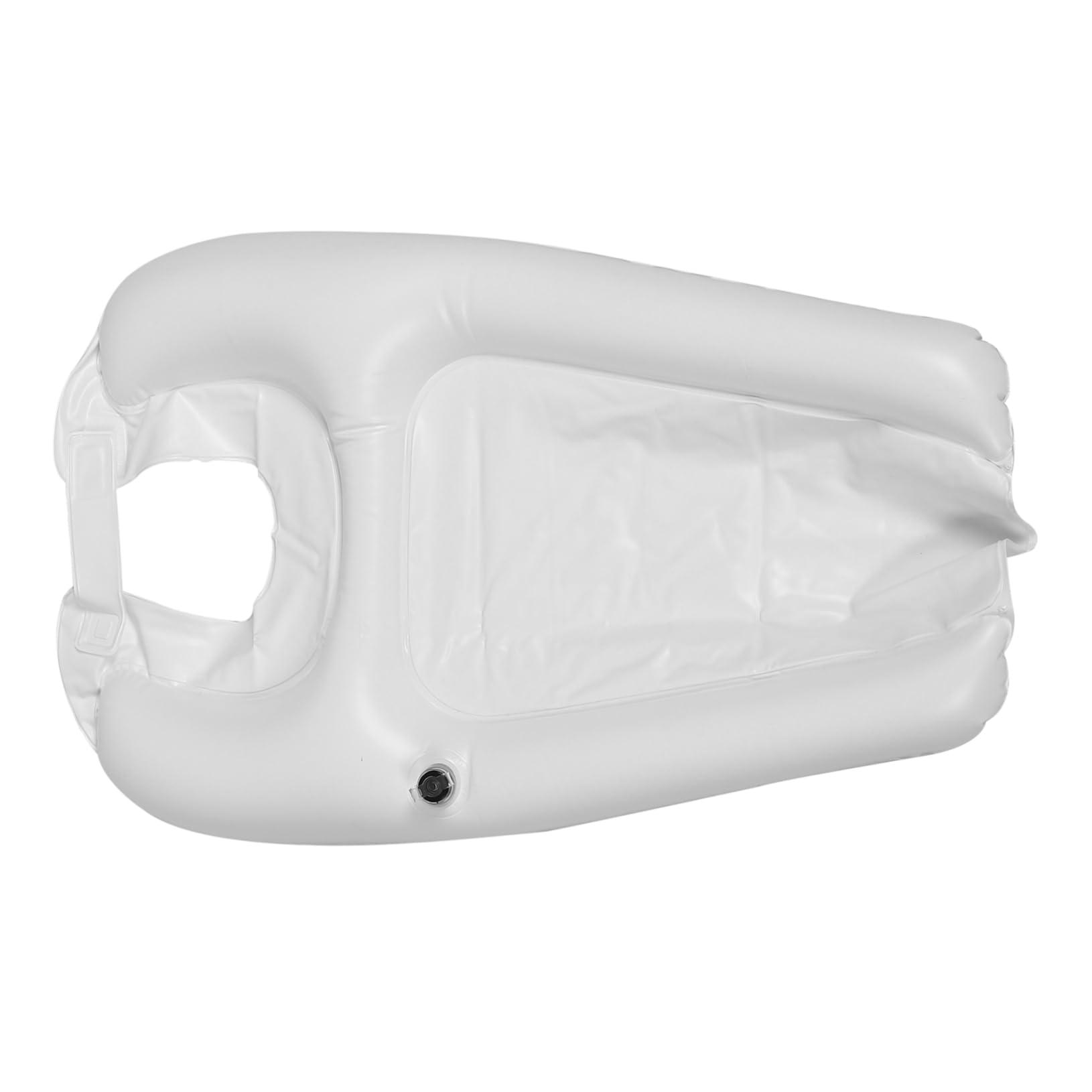 IWOWHERO Supine Shampoo Tray Hair Washing Basin Hair Washing Tray for Bedridden Portable Shampoo Bowl Portable Shampoo Basin for Hair Washing Portable Hair Wash Basin PVC White