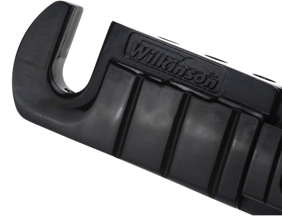 Wilkinson GTB Adjustable Intonated Wraparound Bridge Tailpiece for Les Paul Style Electric Guitar, Black