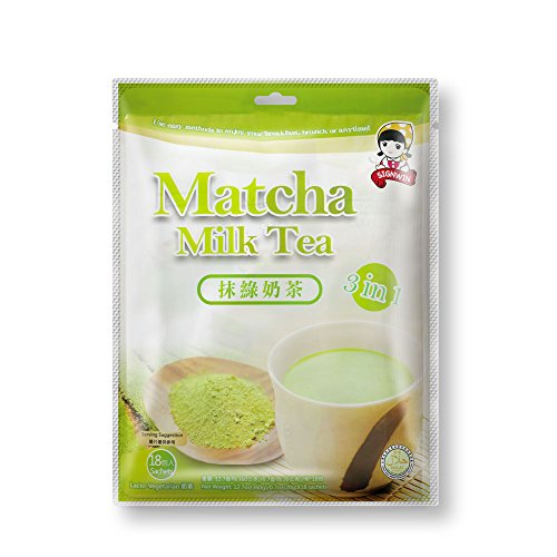 Té verde Matcha instantáneo 18 saquitos 3 en 1 miniatura 1