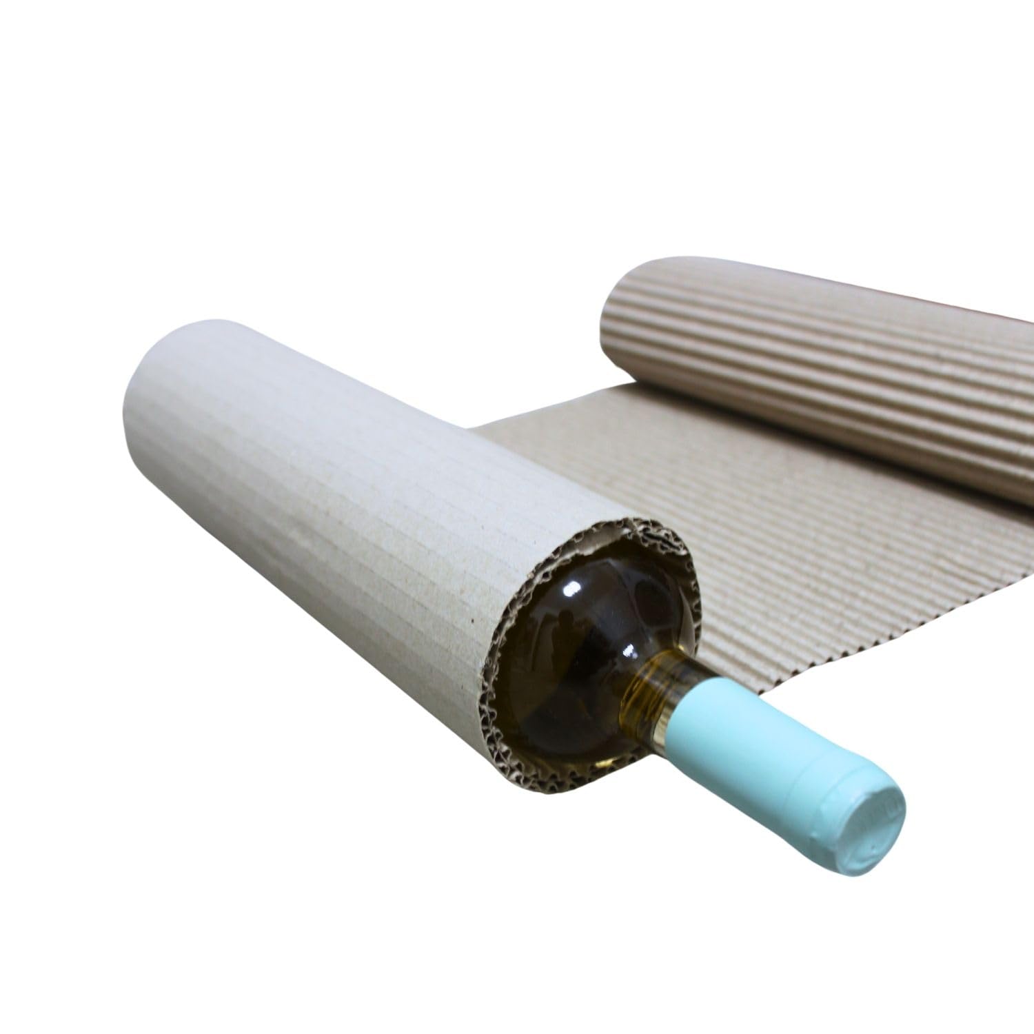 dimapax Rollenwellpappe Wellpappenrolle 30 cm | 50cm x 70 m C-Welle Wellpappe,Füllmaterial Wellpappe auf Rolle aus C-Welle Verpackungsmaterial Wellpappenrolle Polstermaterial (2, 50cm x 70m)