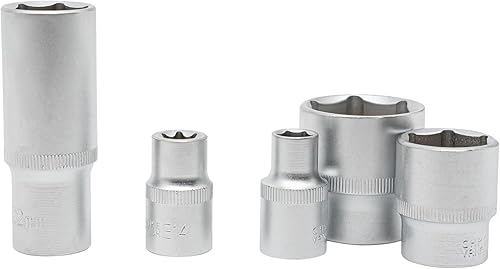 Miniatura 6 de CNCEST 108 piezas llave de vaso y métrica con estuche de transporte 14 y 12 juego de zócalos de accionamiento