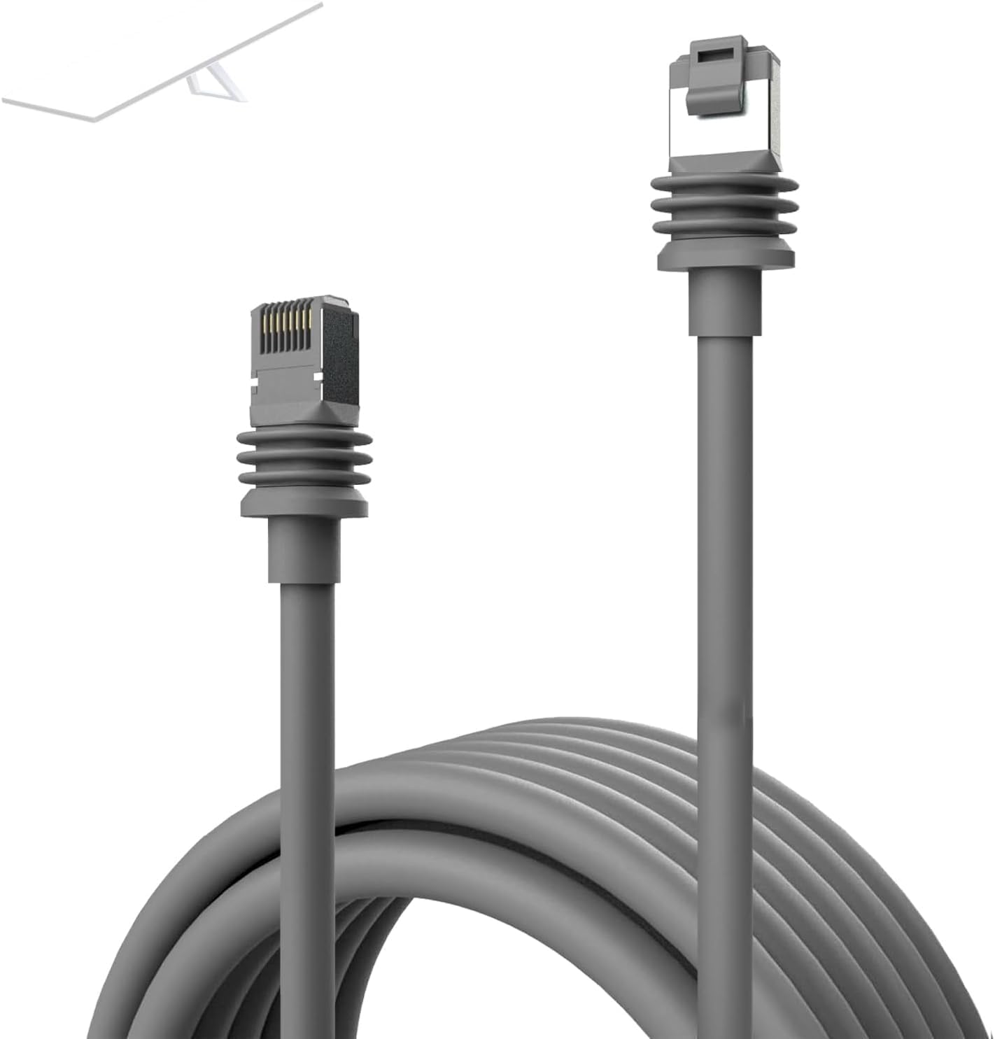 CHGRNLF 75FT Gen 3 Cable for Starlink, V3 Ethernet Cable for Starlink Gen 3, Waterproof Outdoor Grey