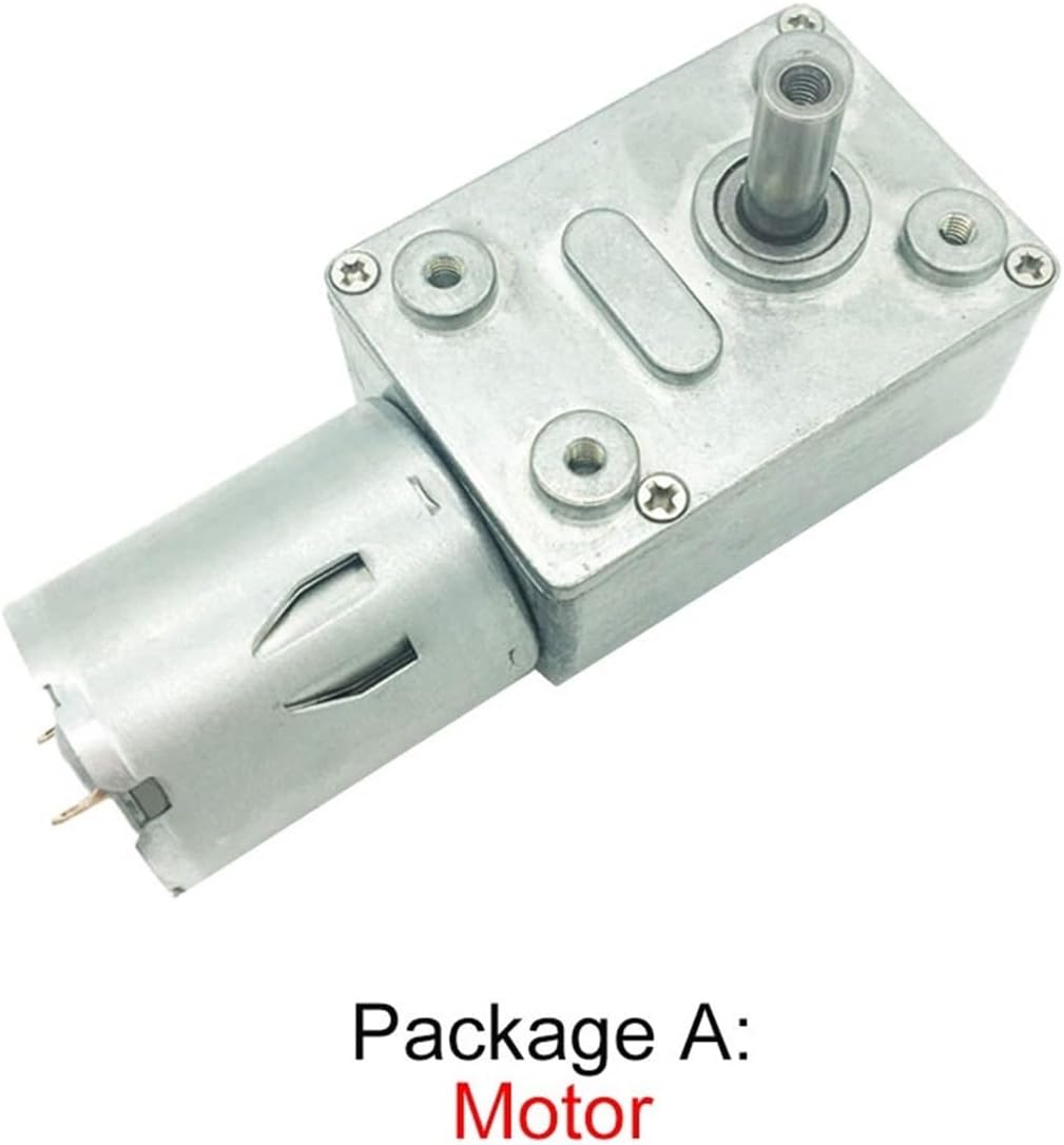 LLBOGRGGN パッケージB 24V 210rpmウォームギアボックス3-210RPMリバースセルフロック電子スターター付きDI