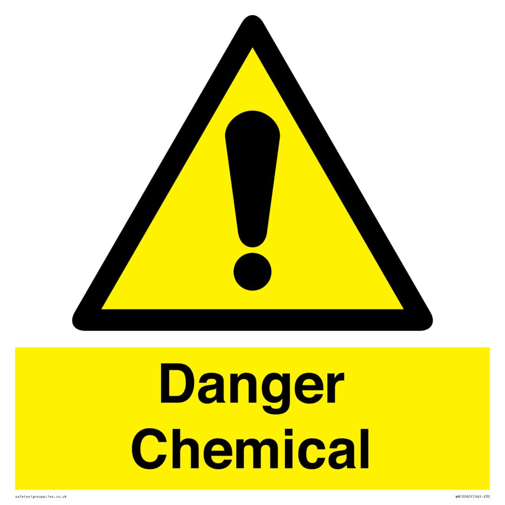 Danger Chemical Sign - 300x300mm - S30