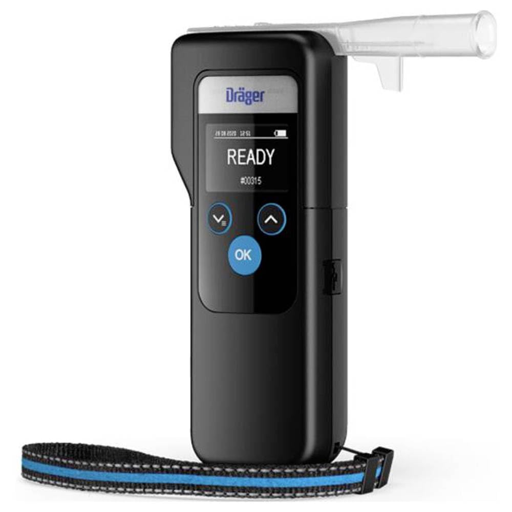 Dräger Alcotest 6000 Etillotest preciso para la policía con 3 puntas intercambiables Probador digital fabricado en Alemania