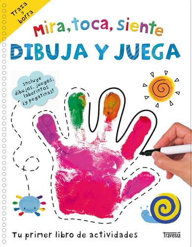 Opiniones de Juegos de dibujo más recomendados. 45 Mira, toca, siente. Dibuja y juega (con pegatinas)