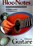  Bloc notes guitare methode guit cd rom