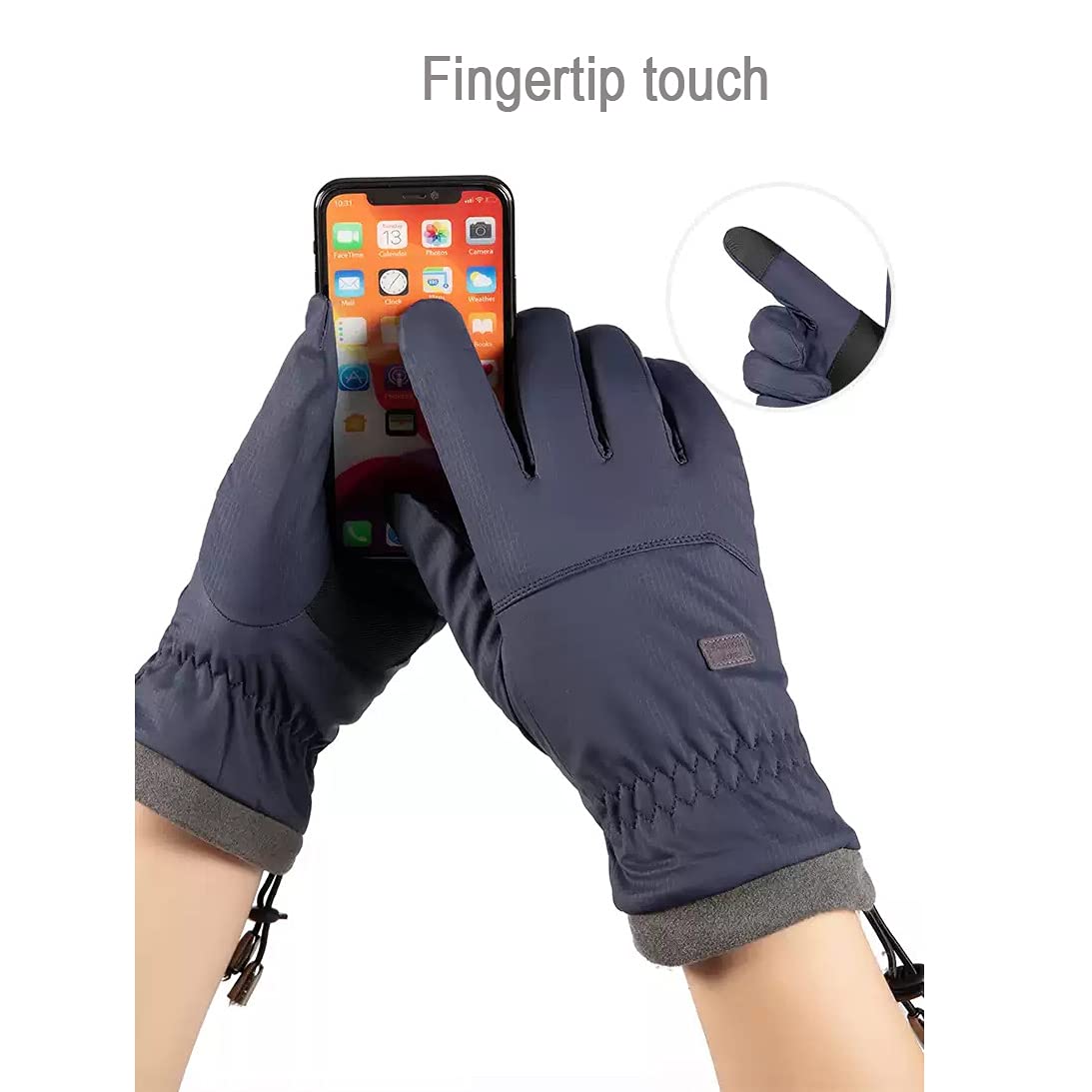 Ihuan Gants D'hiver Pour Homme Et Femme Par Temps Froid, Gants Chauds