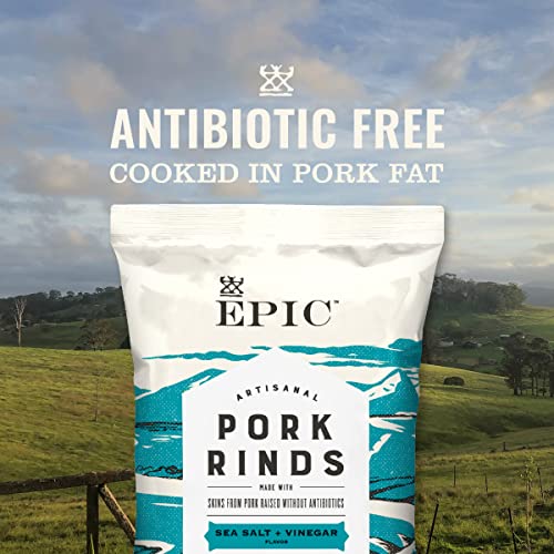 Epic 0732153124684 Sea Salt + Vinegar Oven Baked Pork Rinds thumb #1