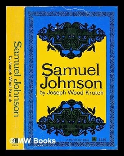 Samuel Johnson (A Harbinger book) B0007DLFPY Book Cover