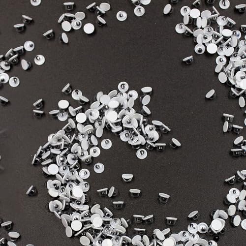 picocosmxiruo Extra Tiny Googly Eyes 50 Pk 0.19inches Craft Wiggle Eyes for Christmas Ornaments, Bears, Scrapbooking - Craft Supplies