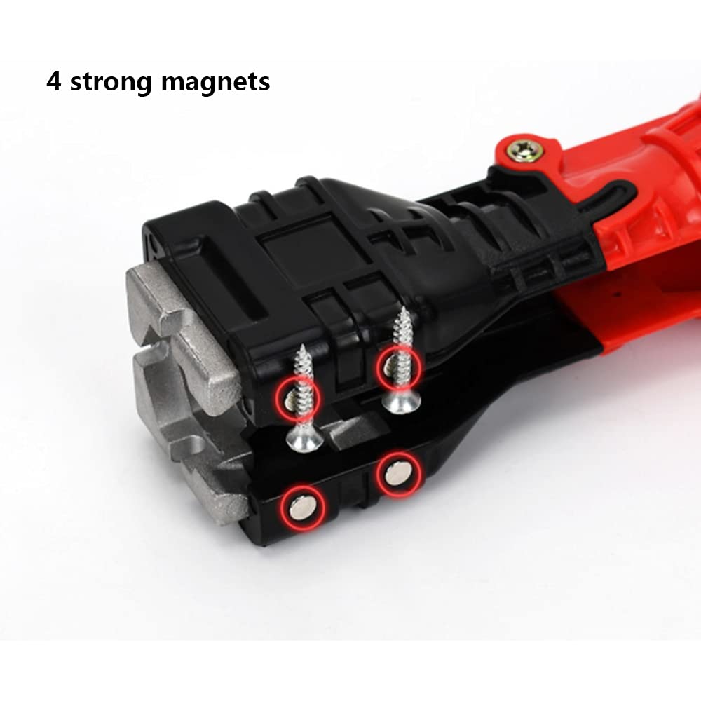 Llave de fregadero 18 en 1, llave multifuncional y fregadero de reparación instalador herramienta de eliminación de montaje de fontanería llave (rojo)