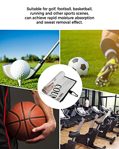 Golf Towel Microfiber Waffle Pattern Towel With Carabiner Clip,Retro Farm Pig Wood Grain Golf Towels For Man Woman Club Cleaner For Golf Bags,Country Funny Animal Golf Towel Golf Accessories 24X16In #TOP5