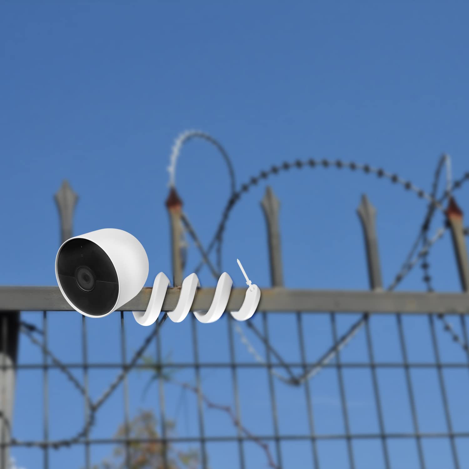 Flexible Twist Mount for Google Nest Cam (Battery) Without Tools or Wall Damage