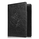 Famavala RFID Blocking Case Cover Holder Wallet for Passport (ABlack)