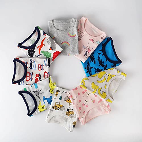 Little Boys Cartoon Dinosaur Sleeveless T-Shirts 3 Pack Tank Tops Set 2-8Years3