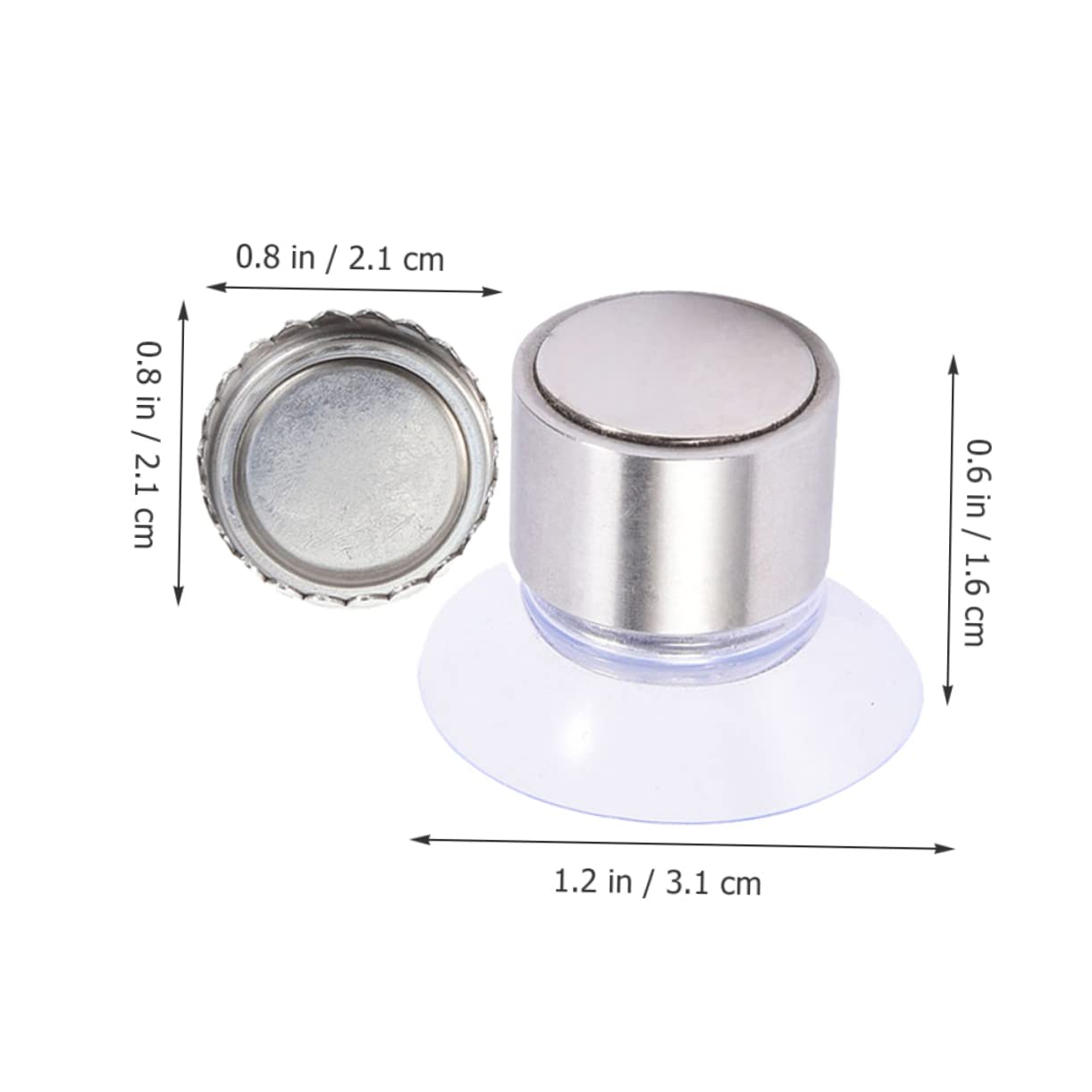 IMIKEYA 4sätze Wandmontierter Seifenhalter Aus Edelstahl Magnetischer Seifenablage Edelstahl Rostfrei Für Bad Küche Für Handtuchhalterung Badezimmerorganisation