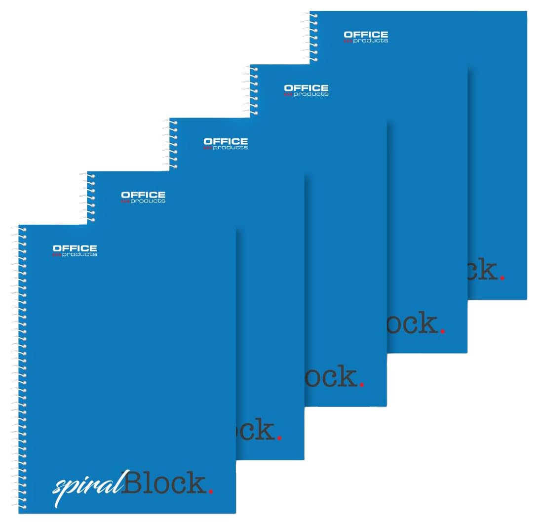 OFFICE PRODUCTS notebook, A5, squared, 80 sheets, 70gsm