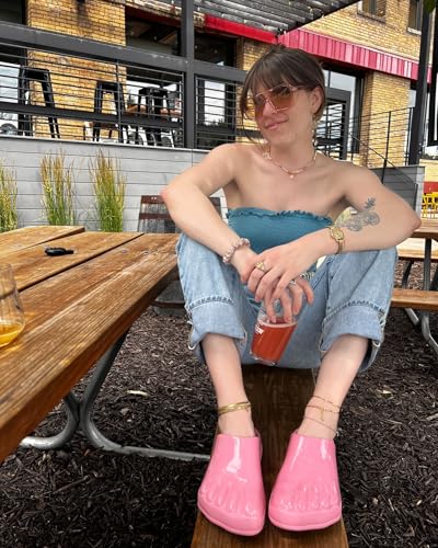 JW PEI Women's Hayley Toe Model Flat Mules2