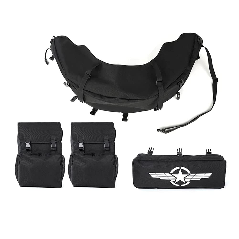 Sac De Rangement Arceau Sécurité Jeep Wrangler JK TJ LJ JL 4 Portes - Multi-Poches Organisateur