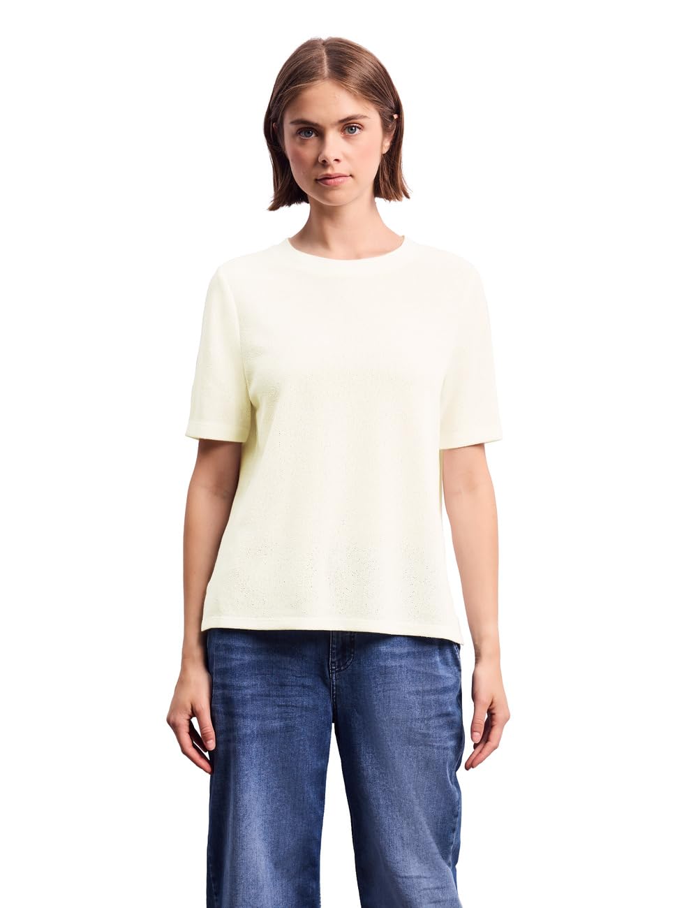 Damen Strick-Look T-Shirt