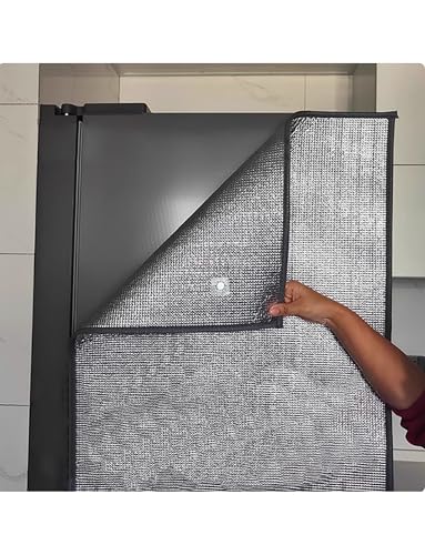 Cubierta universal for refrigerador, película reflectante de aislamiento térmico, parasol for refrigerador, manta aislante for congeladores y cámaras frigoríficas.(50x170cm/19.7x67')