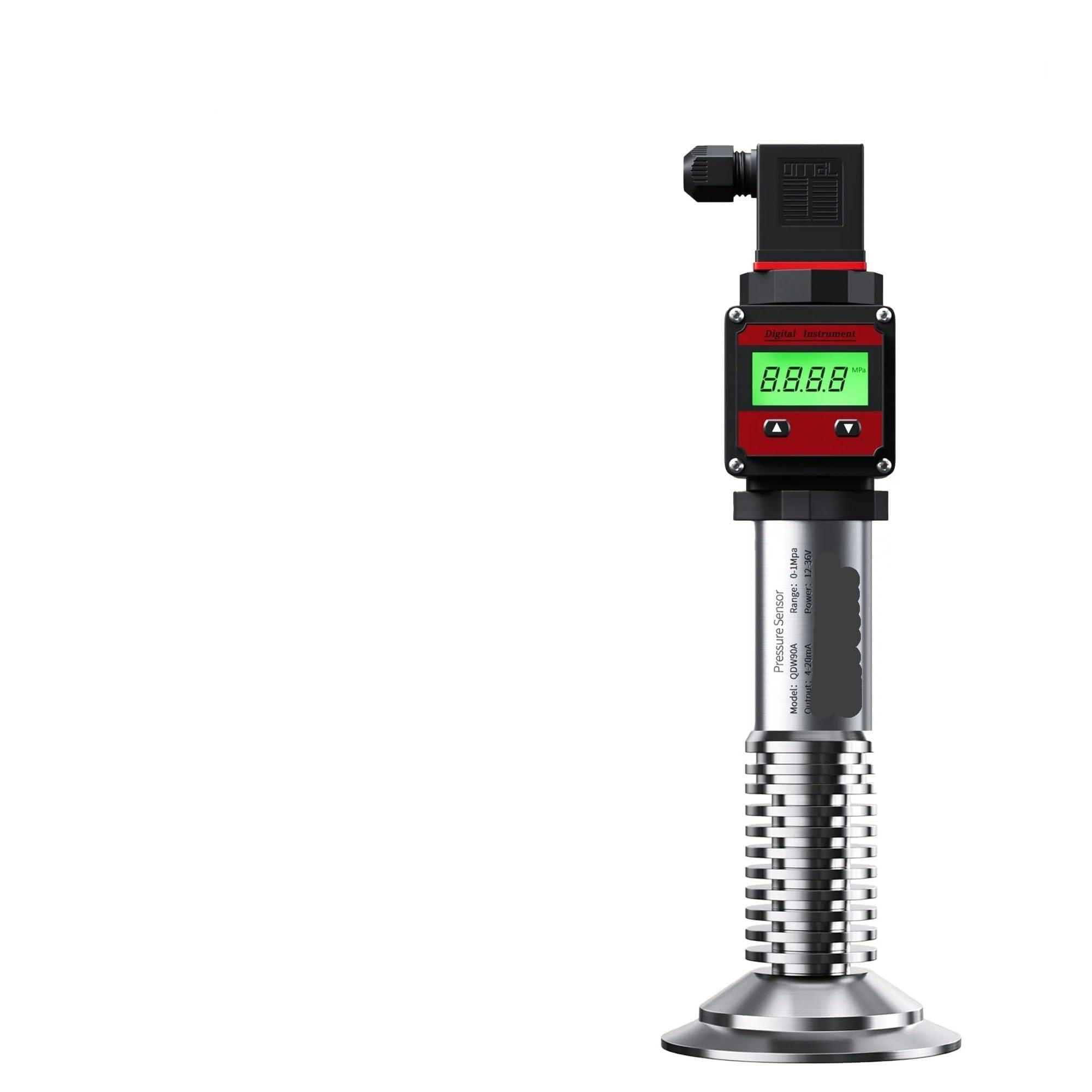 IEUMJNAT Pressure Transmitter 4-20mA 0-10V 0-5V RS485 Sensor Transducer 0-4bar 0-10bar 0-16bar(Lcd 0-10v)
