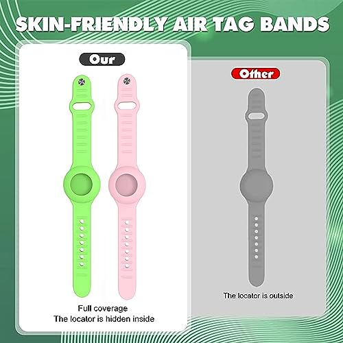 MEISO Airtag - 2 bracciali per bambini