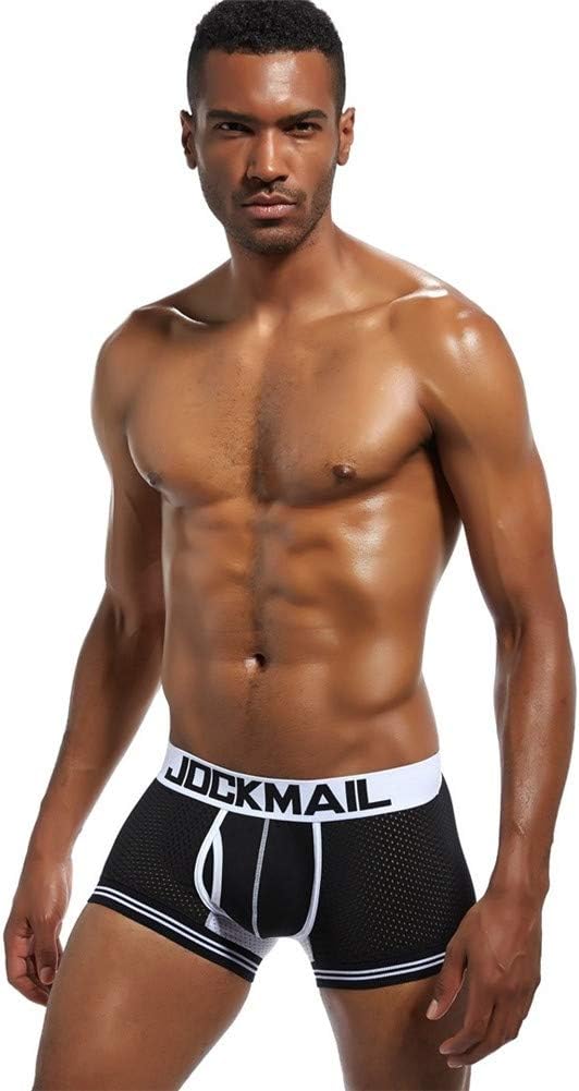 JOCKMAIL 2 Pack/PCS Men's Mesh U Pouch Underwear Mens Underwear Briefs Boxer Briefs Breathable Underpants Pants Trunks