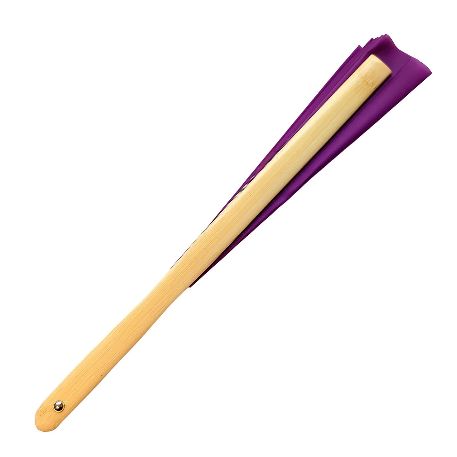Abanico Plegable para Práctica Abanico Plegable de 33 cm for Kung-fu, Tai chi, Nailon, Ideal for Danza, decoración y Festivales(1 Right Hand Fan)