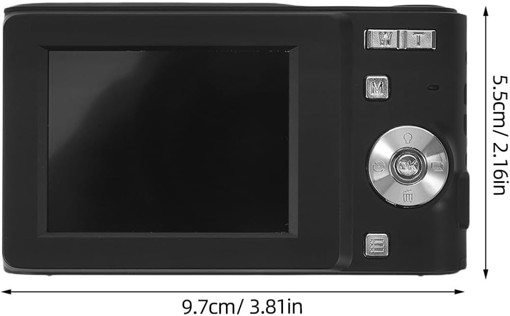 小さなカメラ デジタルカメラ コンデジ ABS Black