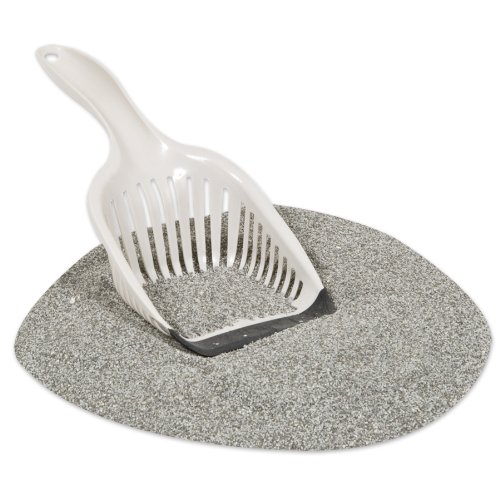 Petmate Dome Litter Box No Tear Scoop Scatter Clean Odor Remover Pearl White