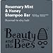 Rosemary & Mint SHAMPOO Bar with Leatherwood Honey | 100% Natural & Organic Ingredients Sulfate Free | Great for Regular Use & Anti Dandruff Psoriasis | Beauty & the Bees Tasmania Australia