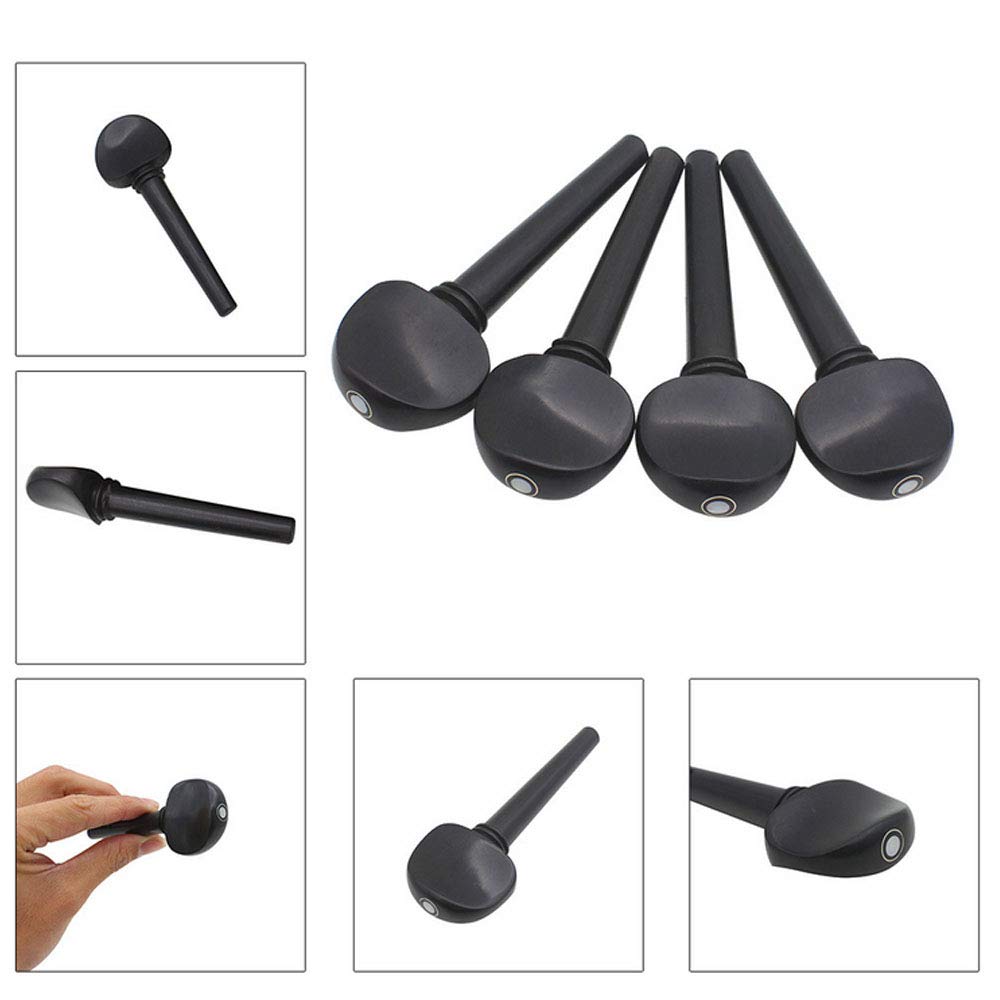 Amazon.com: Jiayouy 4pcs 4/4 Size Violoncello Tuning Peg Set