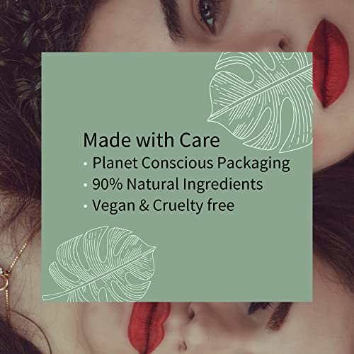 NATURABLOOM Hydrating Lipstick Long Lasting (Ruby), 90% Natural, Vegan Dark Red Lipstick, Highly-Pigmented, Moisturising - Image 2