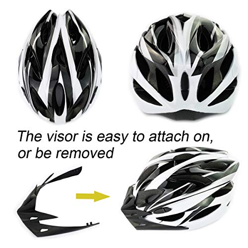 Image of UPANBIKE Adult Bike Helmet One-Piece Adjustable Head Safety Protection
