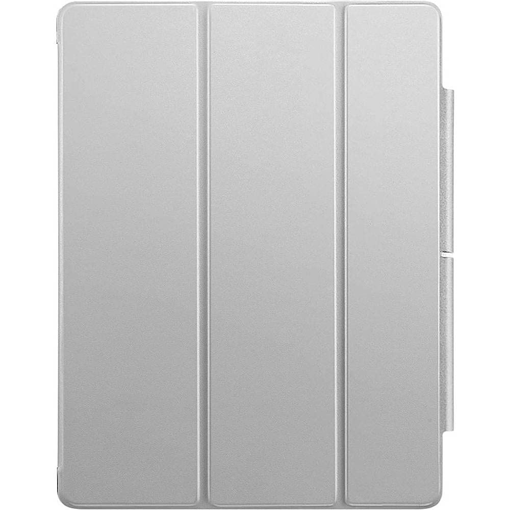 SaharaCase ESR Folio Case for Apple iPad Pro 12.9" (5th Generation 2021) [Shockproof Bumper] Rugged Protection Antislip Grip Leather Kickstand (Gray)