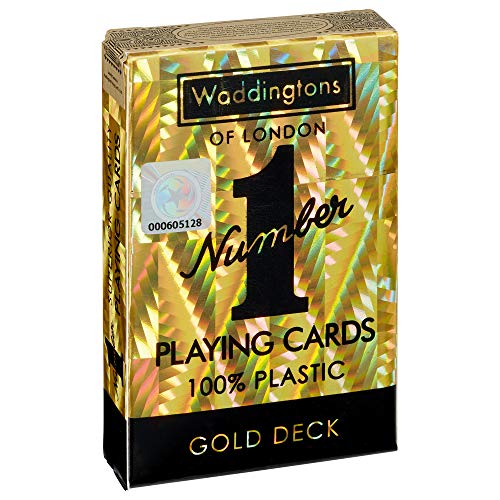 Waddingtons 29391 Gold Waddingtons - Juego de Cartas de Waddington, Color Rojo y Azul
