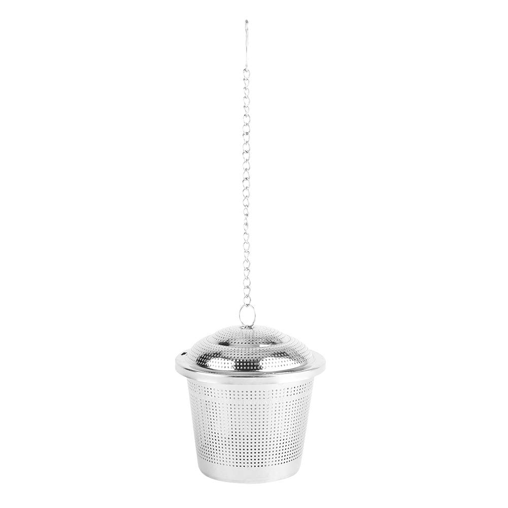 Tyenaza Stainless Steel Tea Infuser, Seasoning Balls Condiment Bag Colander Accessories Cooking Tools Portable Mesh Tea Strainer for Kitchen (36 x 25 m/14.2x9.8in)