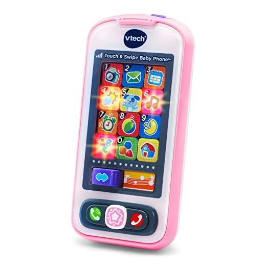 VTech Touch and Swipe Baby Phone, Pink