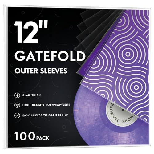 TAKMORK 12" 3 Mil Crystal Clear, 100 Pack