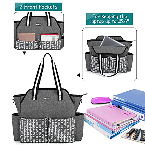 Bolsa de trabajo CURMIO para maestras con funda para laptop miniatura 5